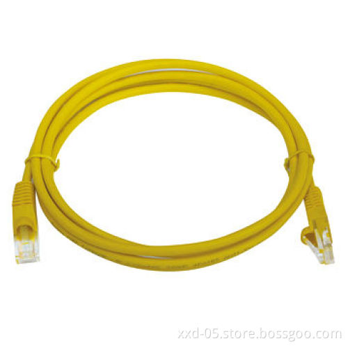 Cat5e Patch Cord, 24AWG, Bare Copper Conductor, UTP RJ45 Male to Male, Fluke Test, 100MHz Frequency
